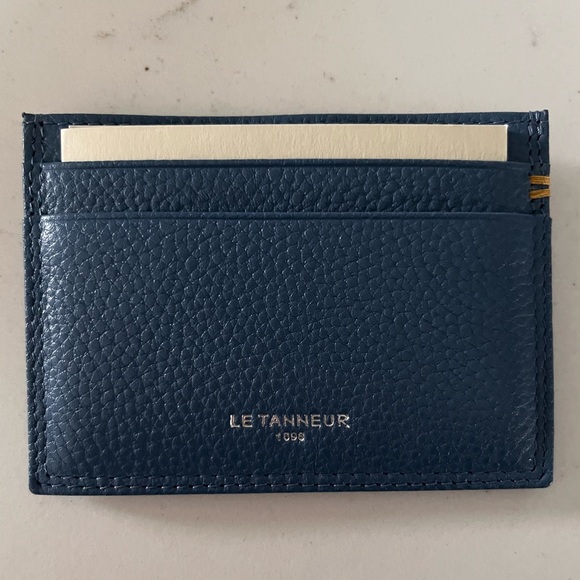 Le Tanneur Navy Card Holder